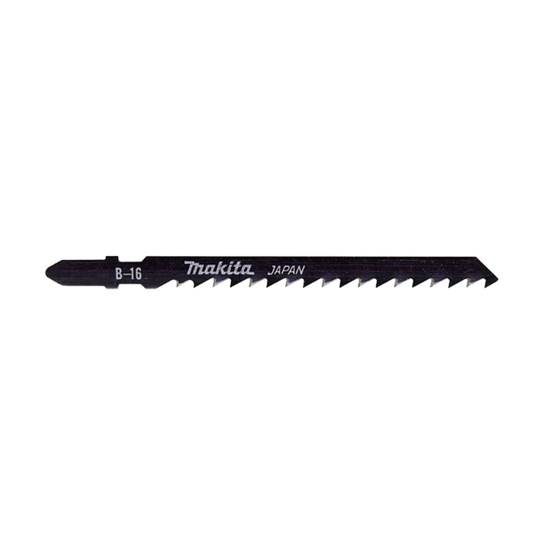Makita Pistosahanterä 75mm HCS, B16, nopea ja karkea sahaus puu/muovi, 5 kpl (T144D)