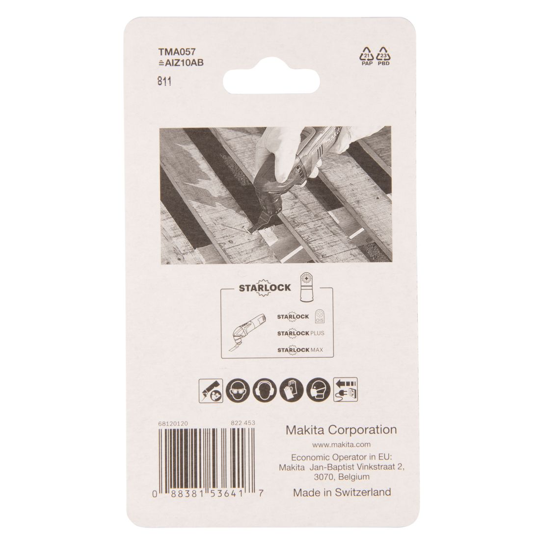 Makita B-64917 monitoimikoneen terä